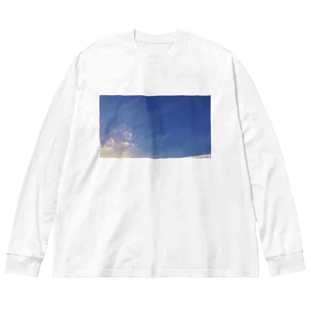 天使のいる街の秋の彩雲 Big Long Sleeve T-Shirt