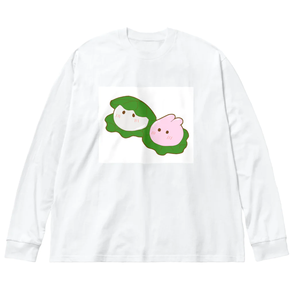 lapis collectionのもちうさぎ Big Long Sleeve T-Shirt