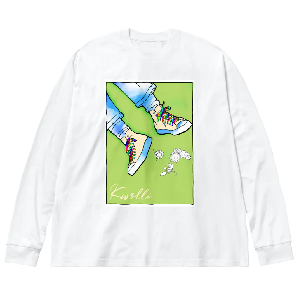 SIXVi+のKwolli ビッグシルエットロングスリーブTシャツ