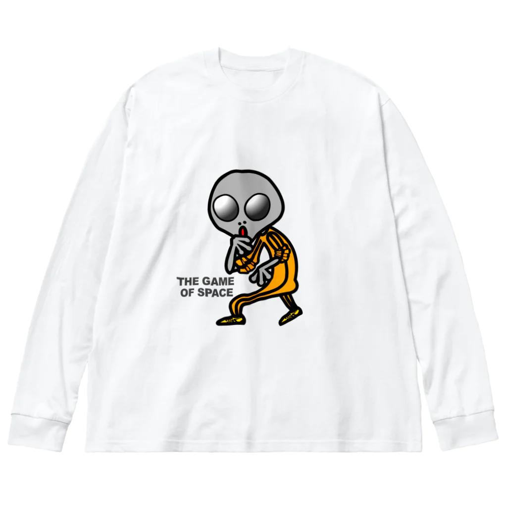 オリジナルデザインTシャツ　SMOKIN'の宇宙遊戯 ポスターバージョン 루즈핏 롱 슬리브 티셔츠