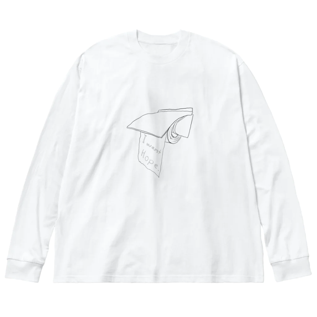 ato.の希望 ビッグシルエットロングスリーブTシャツ