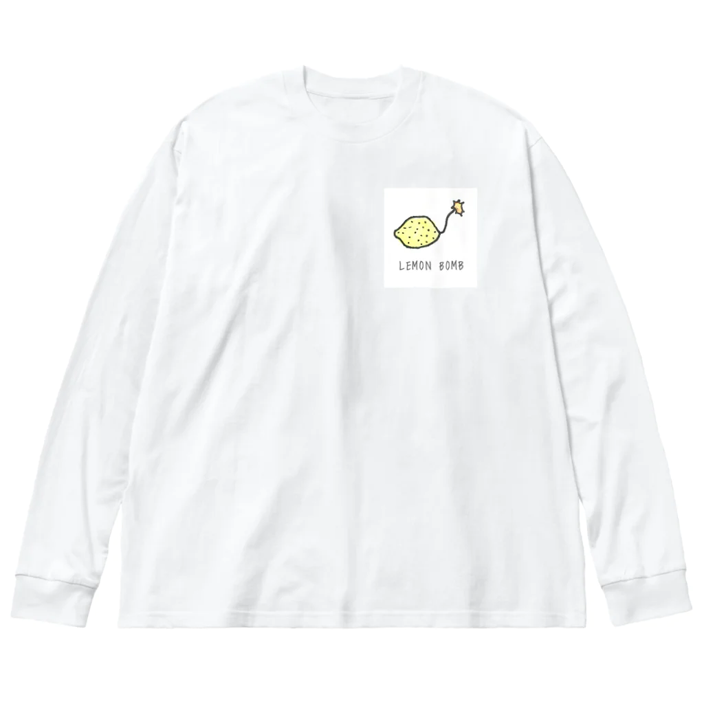 るコニのLEMON BOMB  ビッグシルエットロングスリーブTシャツ