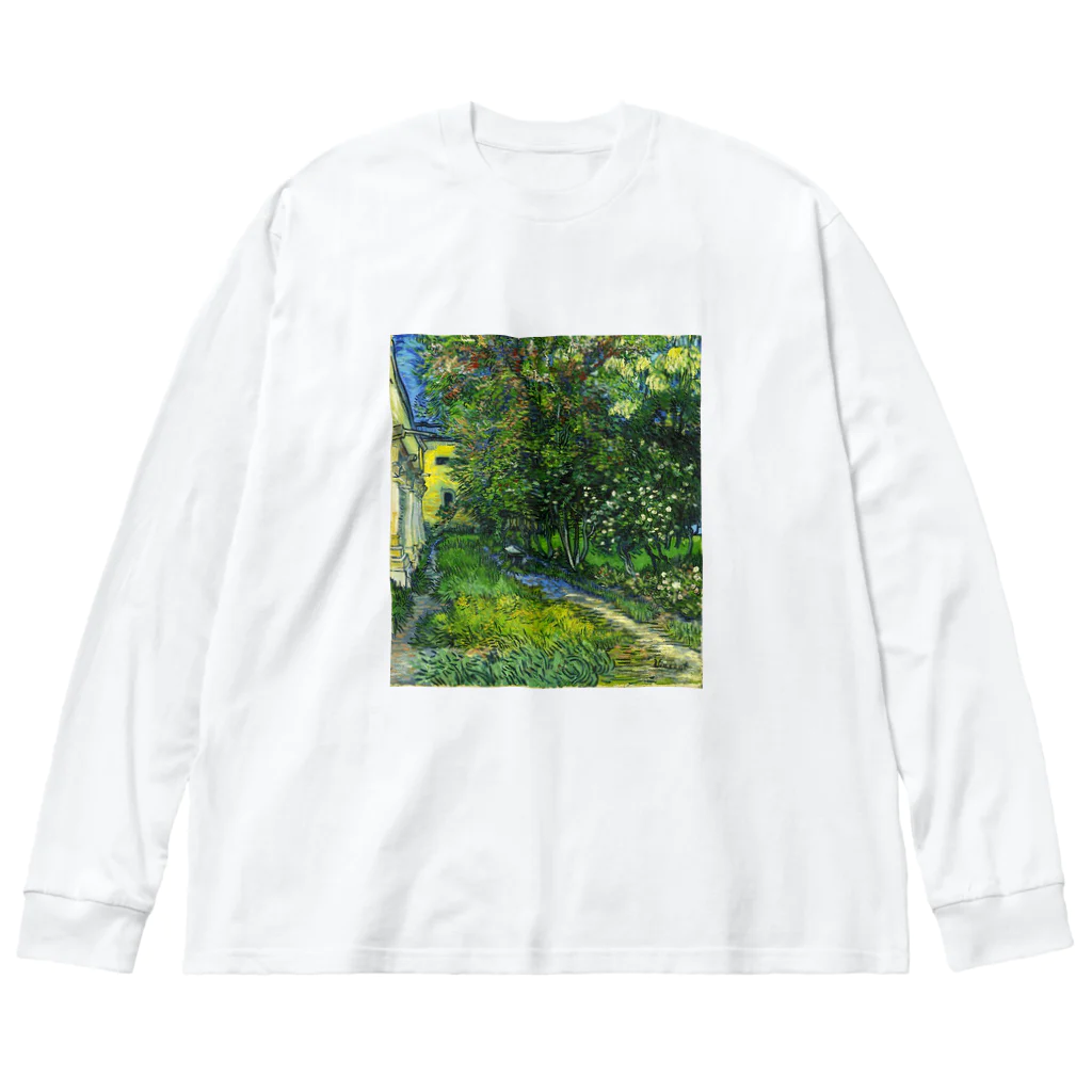 Art Baseのフィンセント・ファン・ゴッホ ≪サン＝レミの療養院の庭≫ 1889年5月 Big Long Sleeve T-Shirt