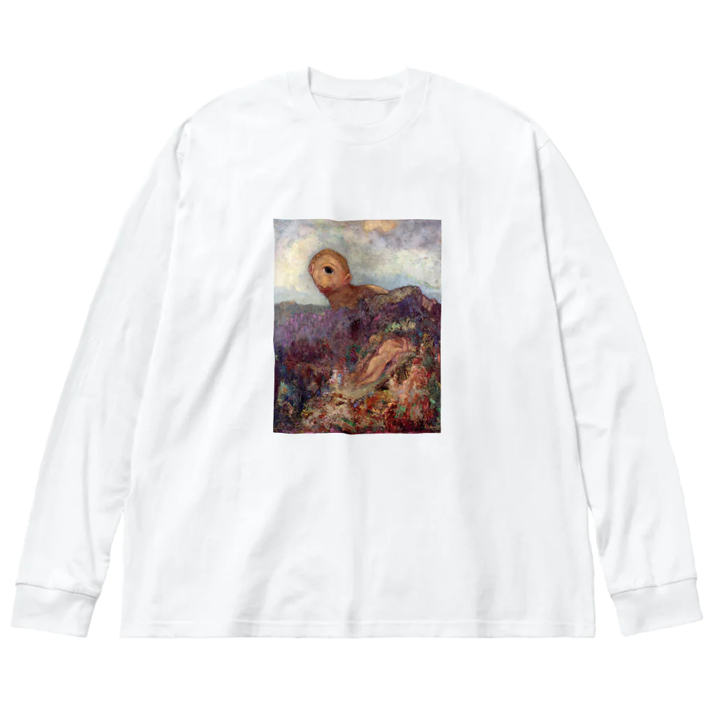 Art Baseの オディロン・ルドン 「キュクロプス」 （1914） Big Long Sleeve T-Shirt