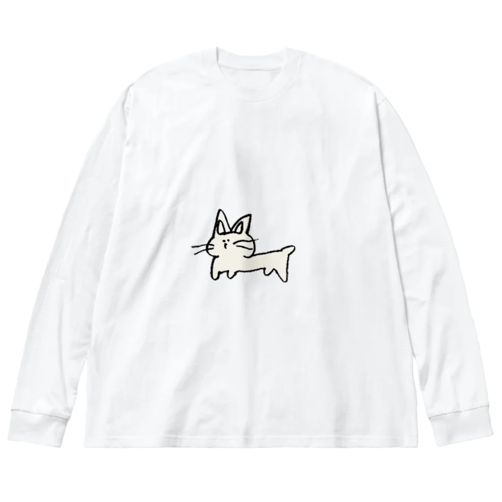 てとのてとねこ ビッグシルエットロングスリーブTシャツ