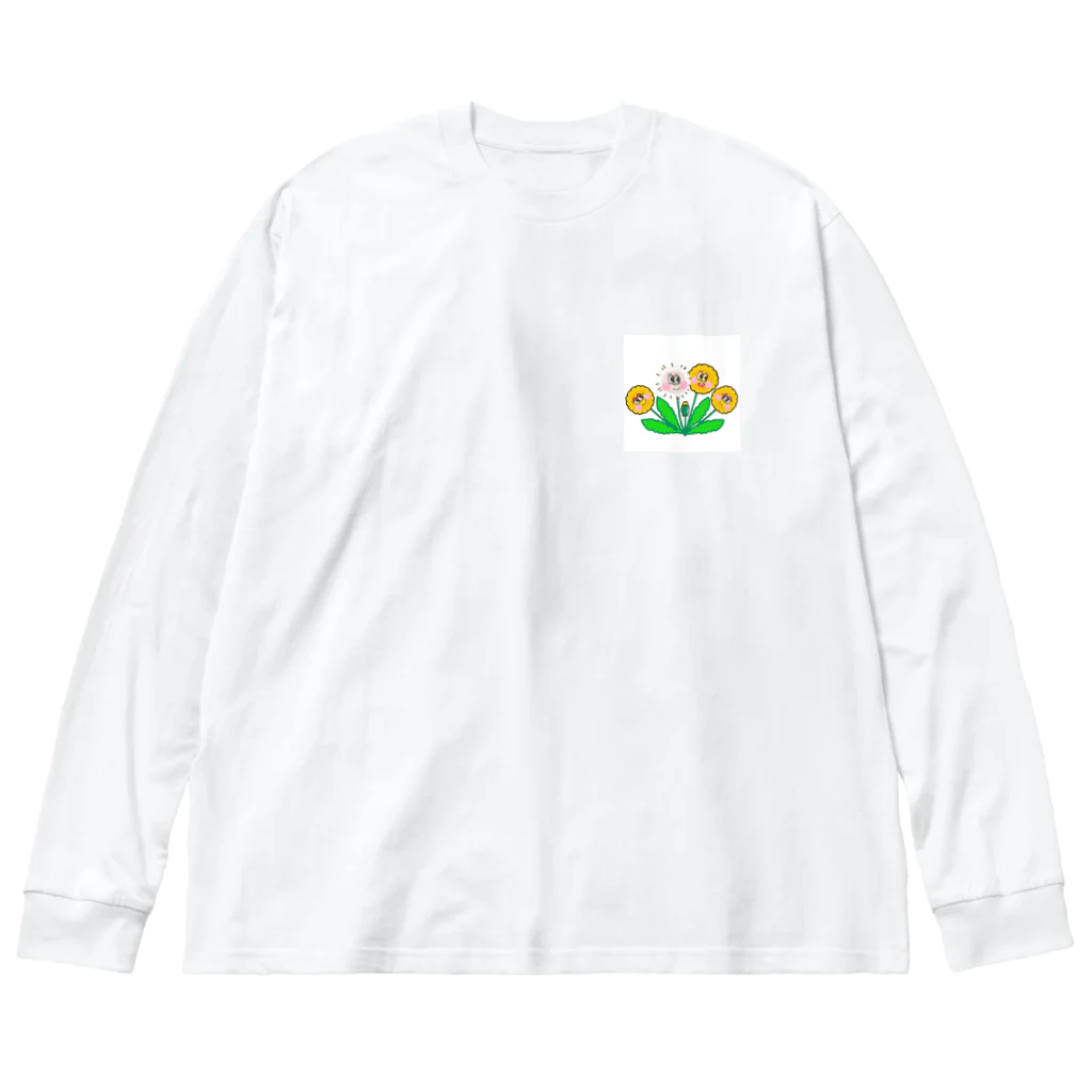 たんぽぽのたんぽぽーず ビッグシルエットロングスリーブTシャツ