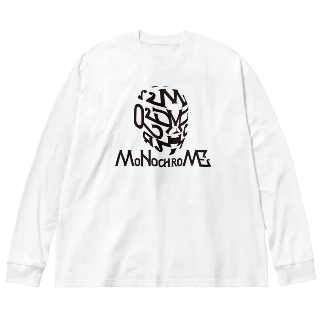 MoNochroMEのMoNochroMEマスク（黒） ビッグシルエットロングスリーブTシャツ