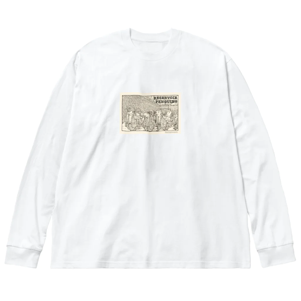 animal おのみちのRESERVOIR PENGUINS  Big Long Sleeve T-Shirt