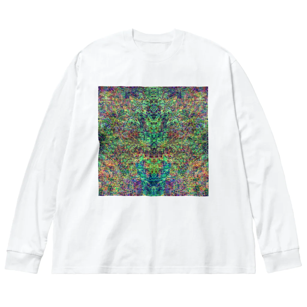 egg Artworks & the cocaine's pixの『м¡٢٣o٣』 ビッグシルエットロングスリーブTシャツ