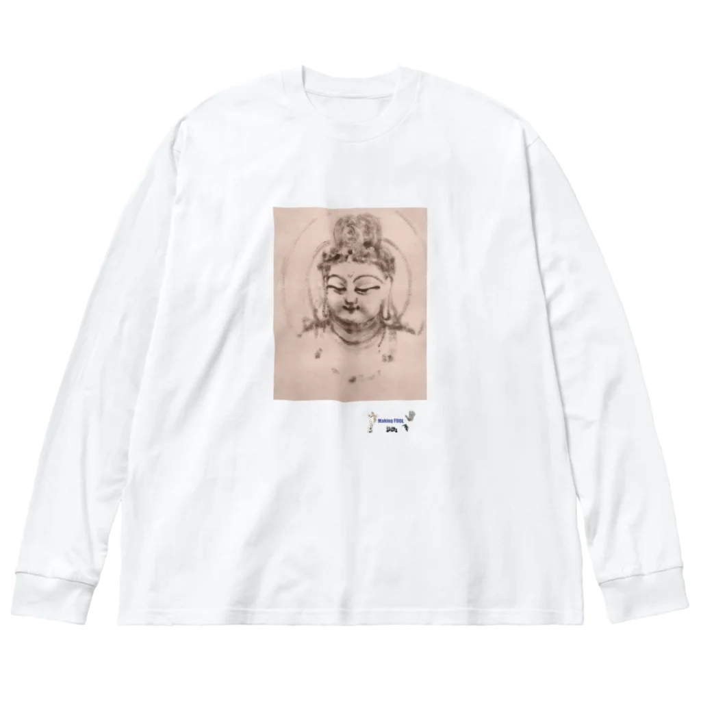 Making FOOLの五百幼童経の世界 仏画：Buddha A3-1 001 MF ビッグシルエットロングスリーブTシャツ