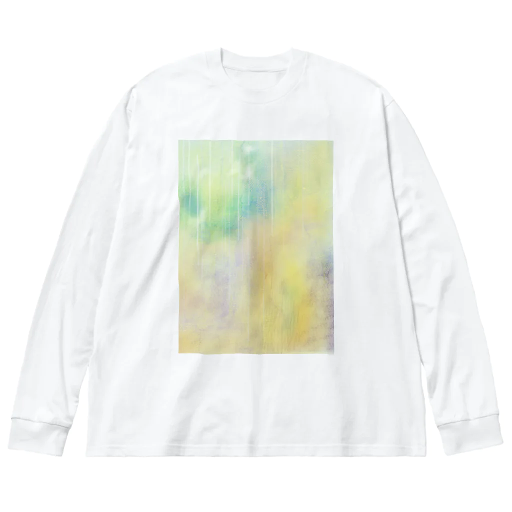 KanaYamaokaのamaotoYellow ビッグシルエットロングスリーブTシャツ