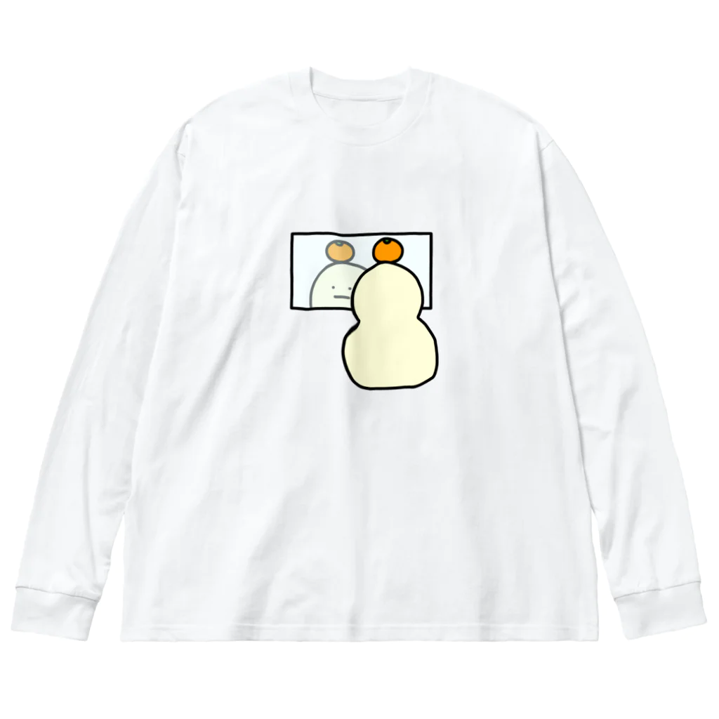 ＋Whimsyの鏡もち Big Long Sleeve T-Shirt