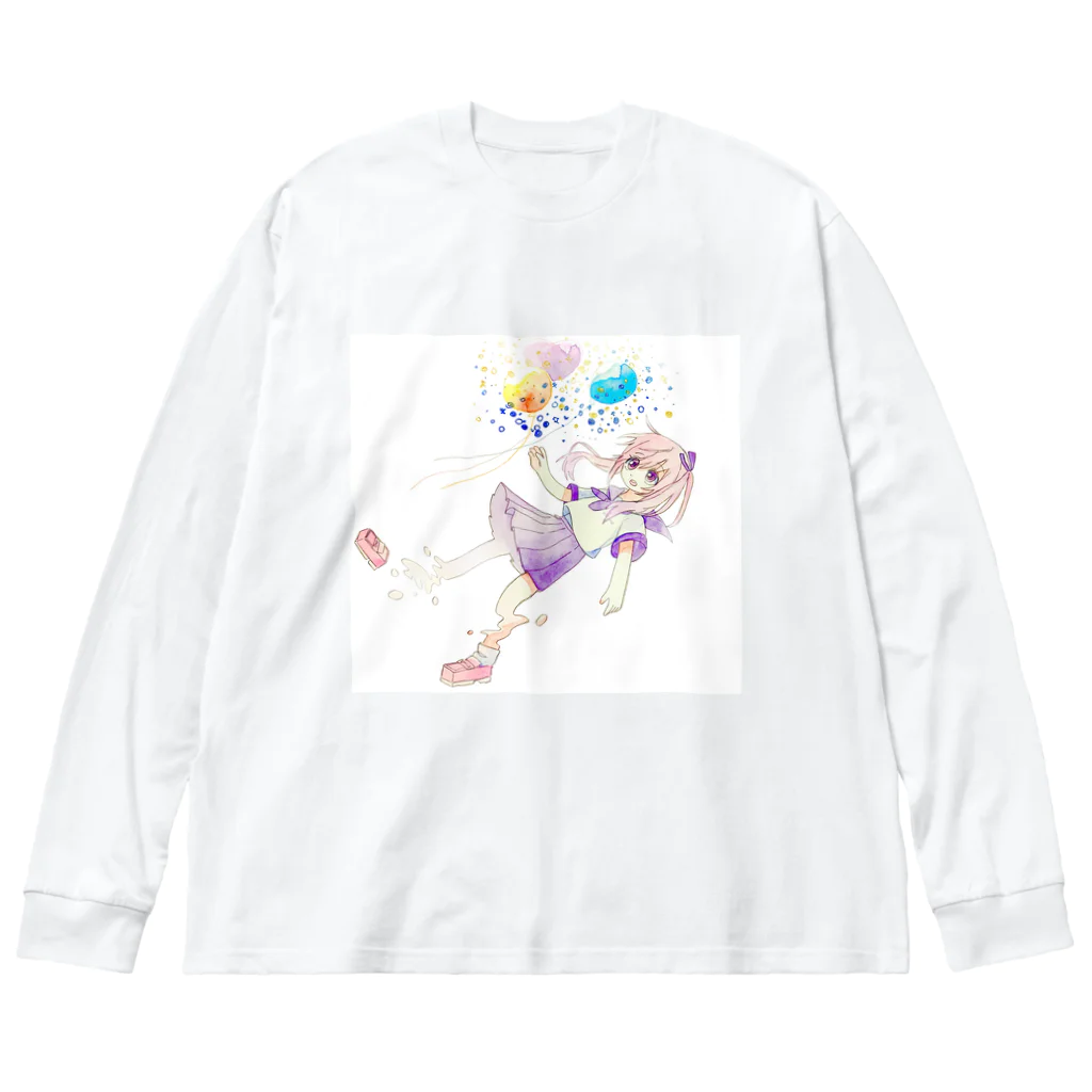 綴野さなのAnemia. Big Long Sleeve T-Shirt