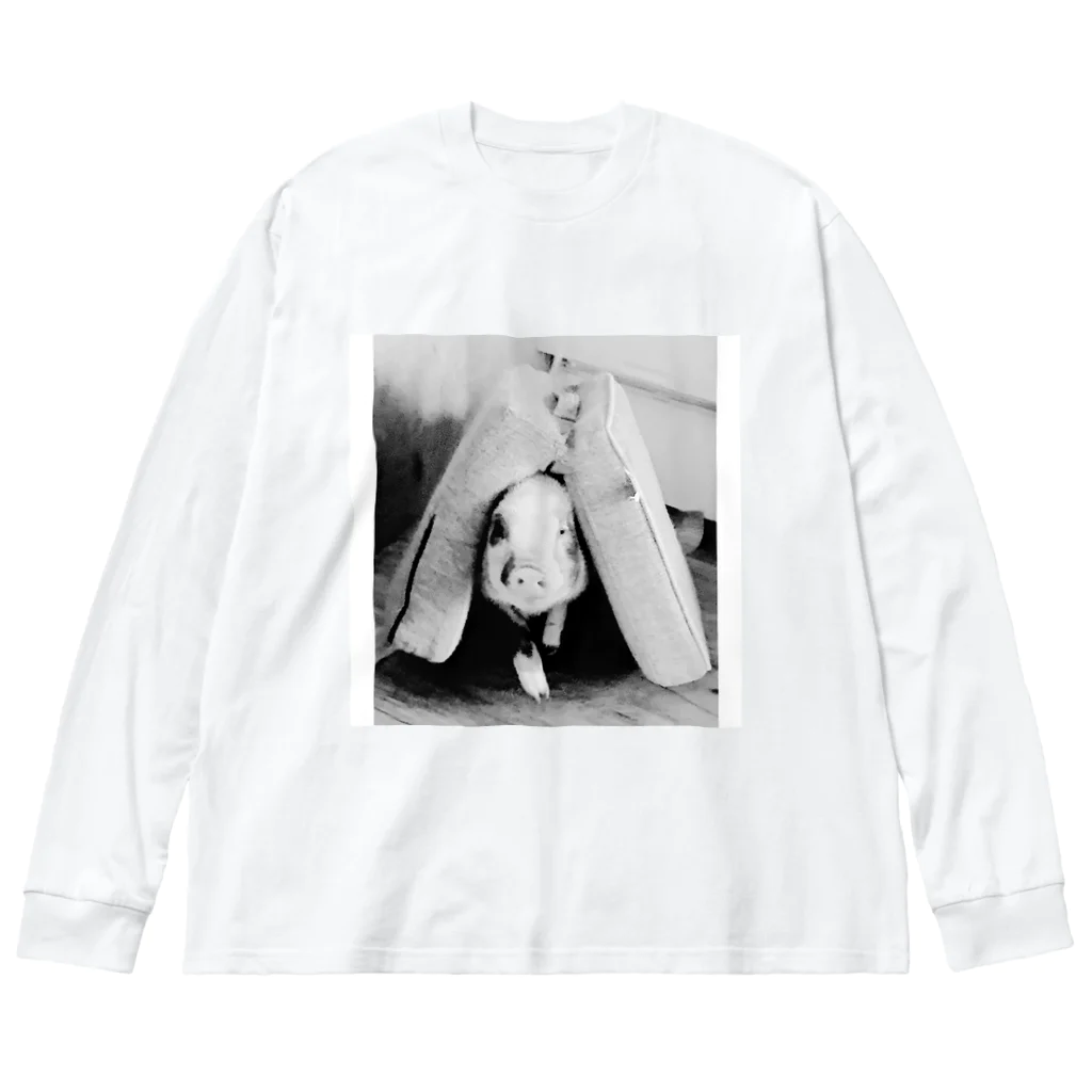 RoyalPigJapanのわがままブタ　キンカンちゃん Big Long Sleeve T-Shirt