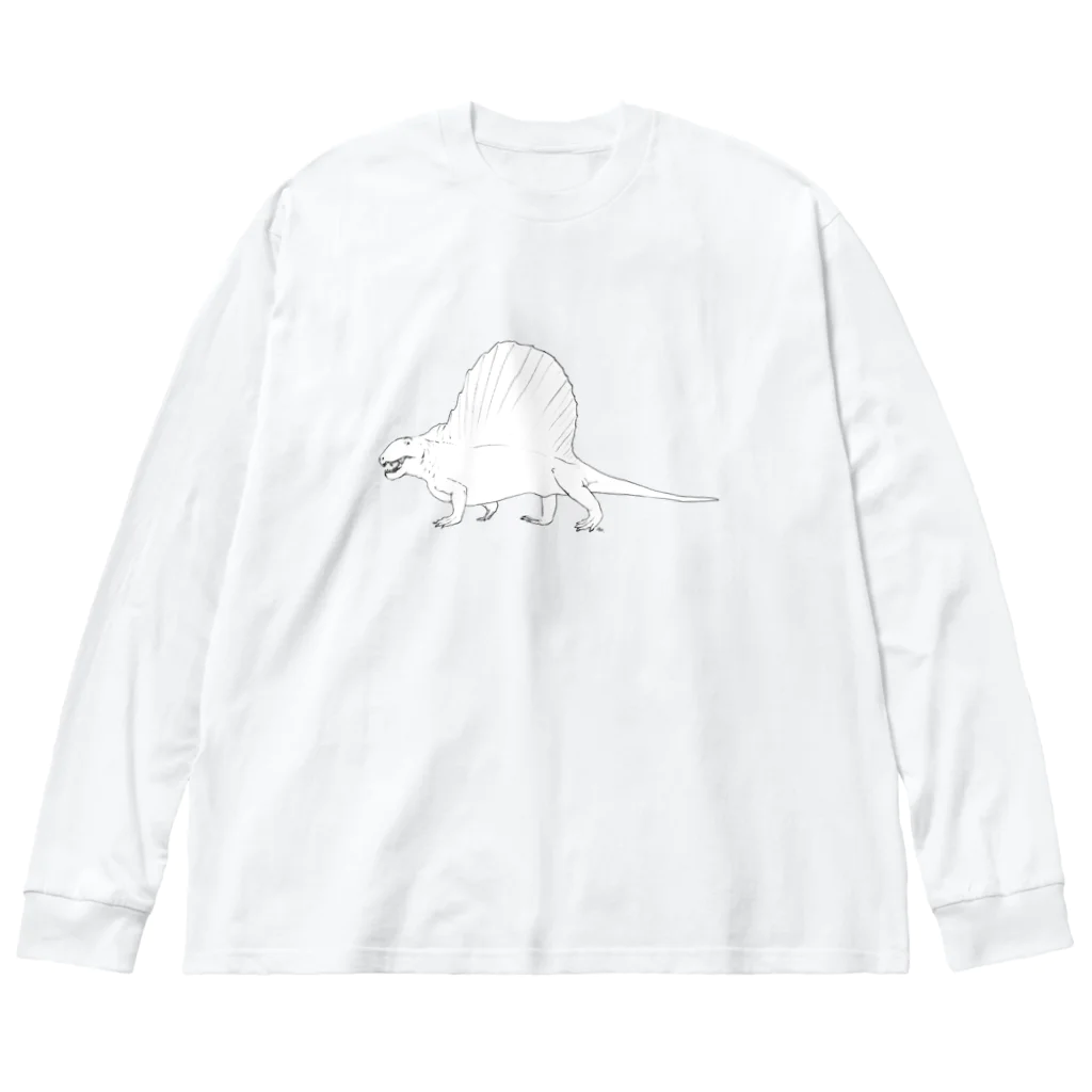 segasworksの恐竜じゃない（ディメトロドン） Big Long Sleeve T-Shirt