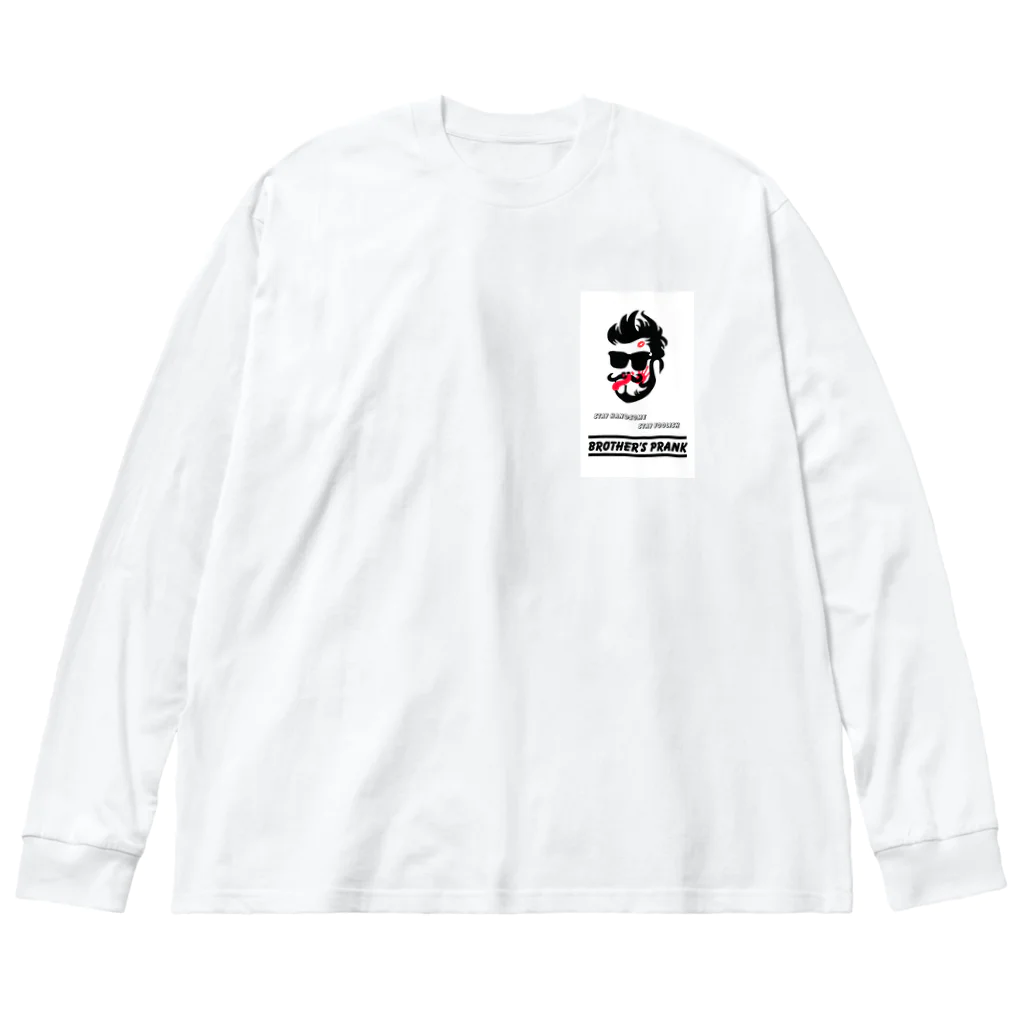 月詩のbarber shop ビッグシルエットロングスリーブTシャツ