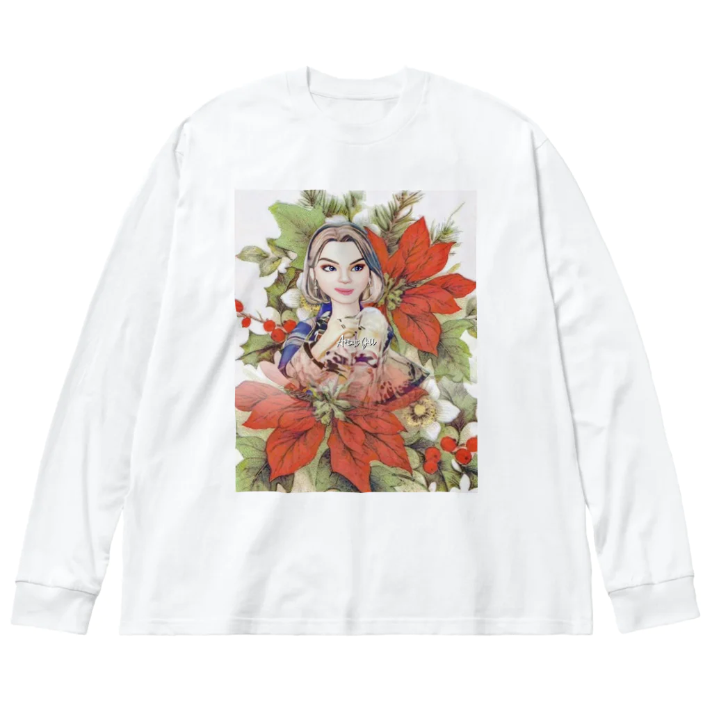 【ホラー専門店】ジルショップの絵画風ジルアート Big Long Sleeve T-Shirt