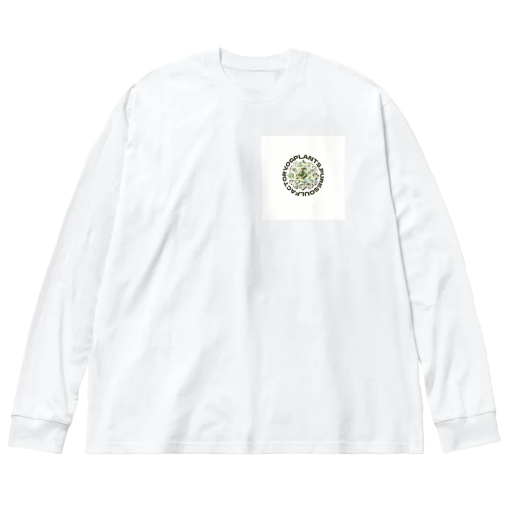 Plants Growth Diary　　　　　　　　　　＃プランツグロースダイアリー＃のPlants Growth Diary Big Long Sleeve T-Shirt