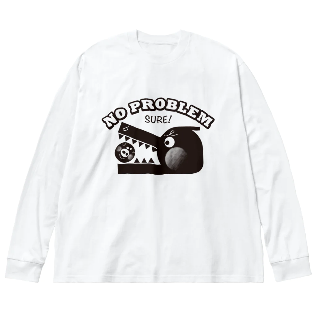 SESTA SHOPのNO PROBLEM Big Long Sleeve T-Shirt