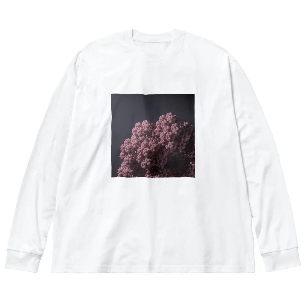 UGcgWorksのFractal Flower Big Long Sleeve T-Shirt