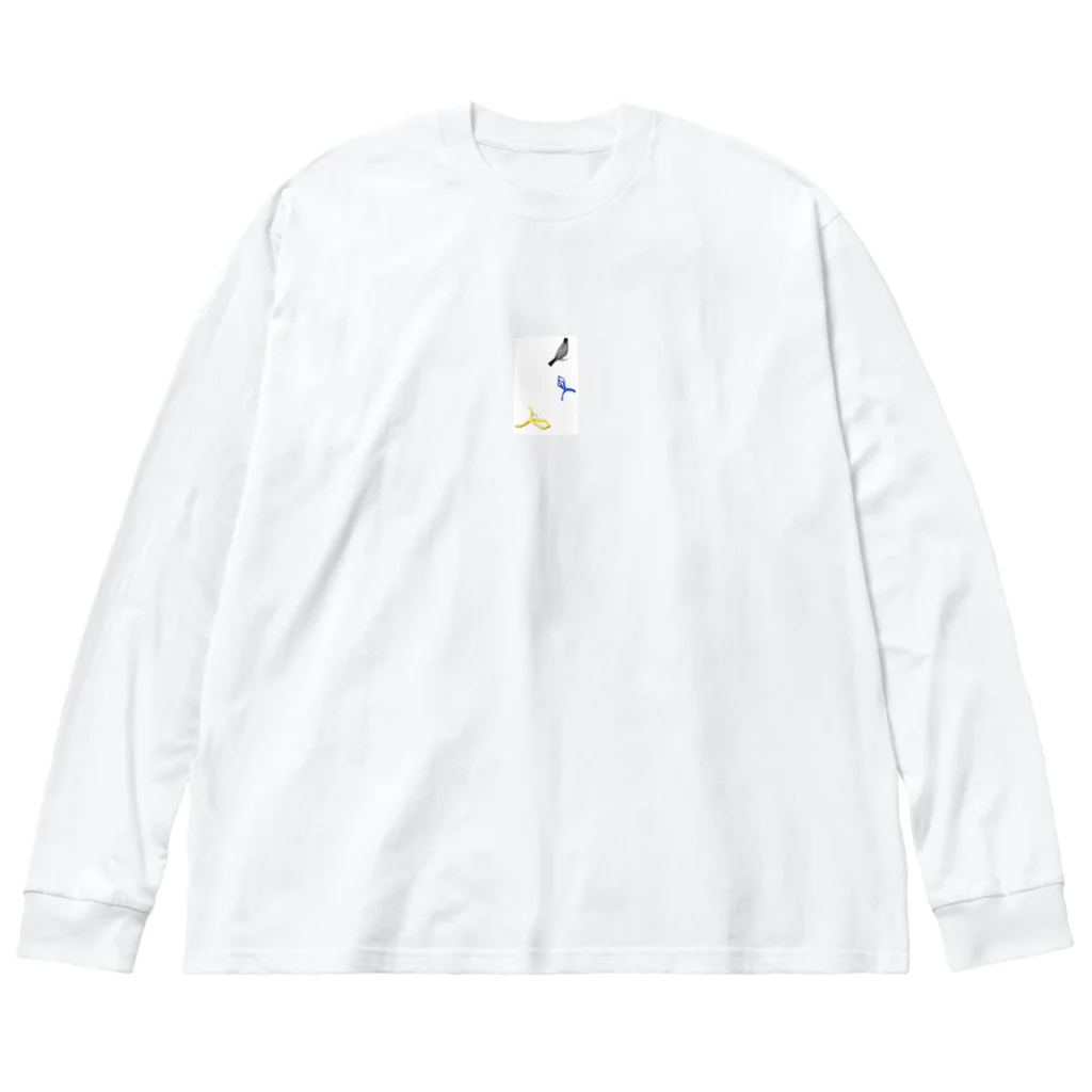 ヨシミの洗濯　洗濯　文鳥 ビッグシルエットロングスリーブTシャツ