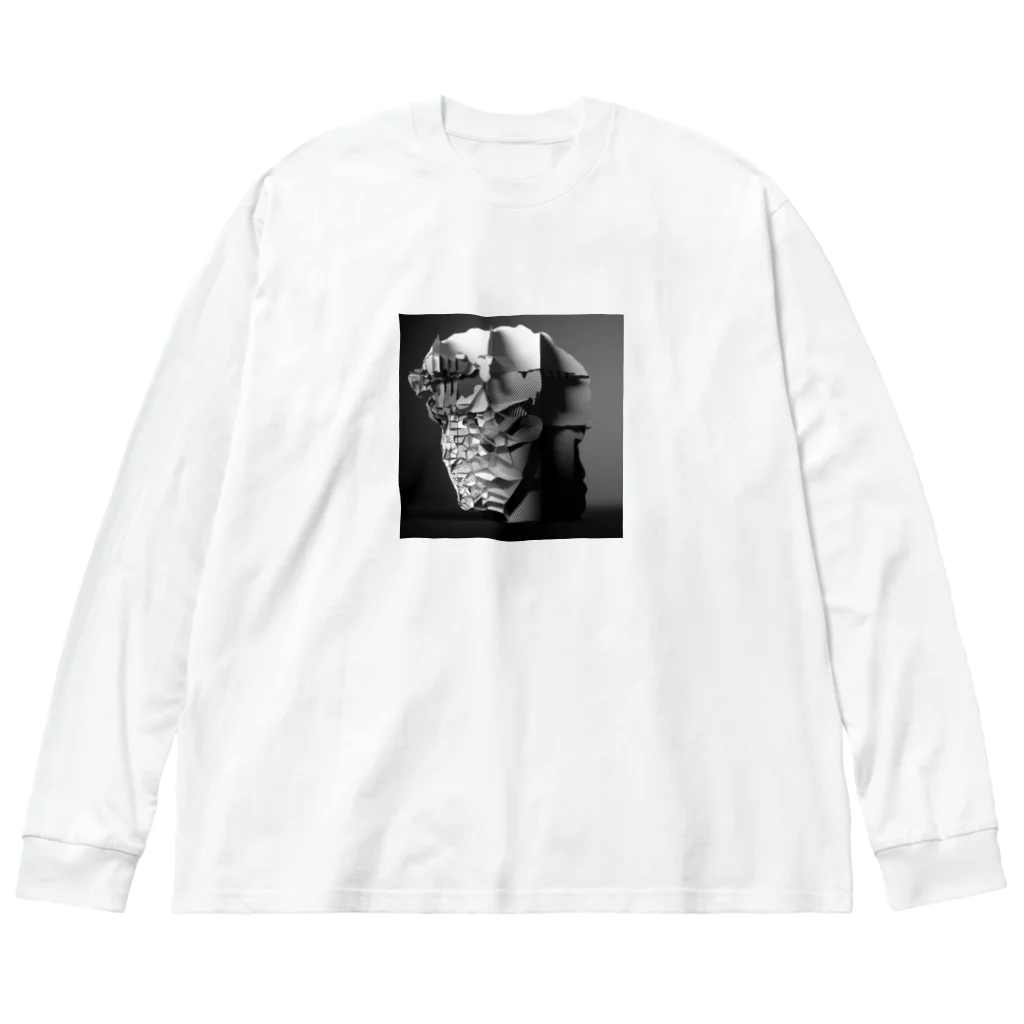 UGcgWorksのFace Big Long Sleeve T-Shirt