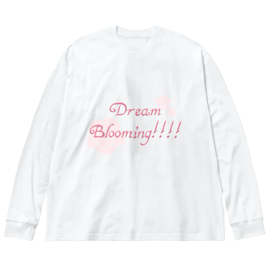 Mato15_StoreのDream Blooming ビッグシルエットロングスリーブTシャツ