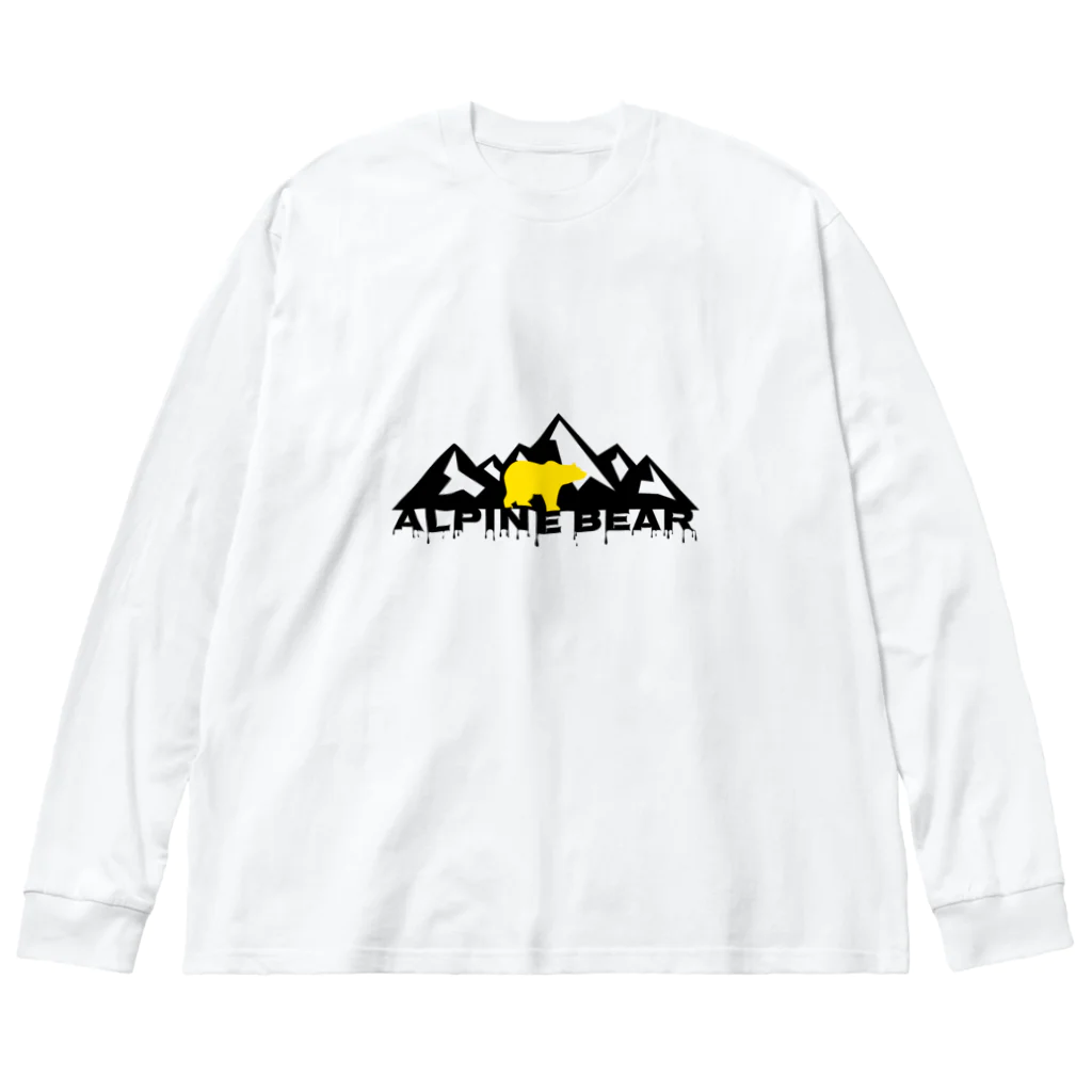 LOGO shopのALPINE BEAR ビッグシルエットロングスリーブTシャツ