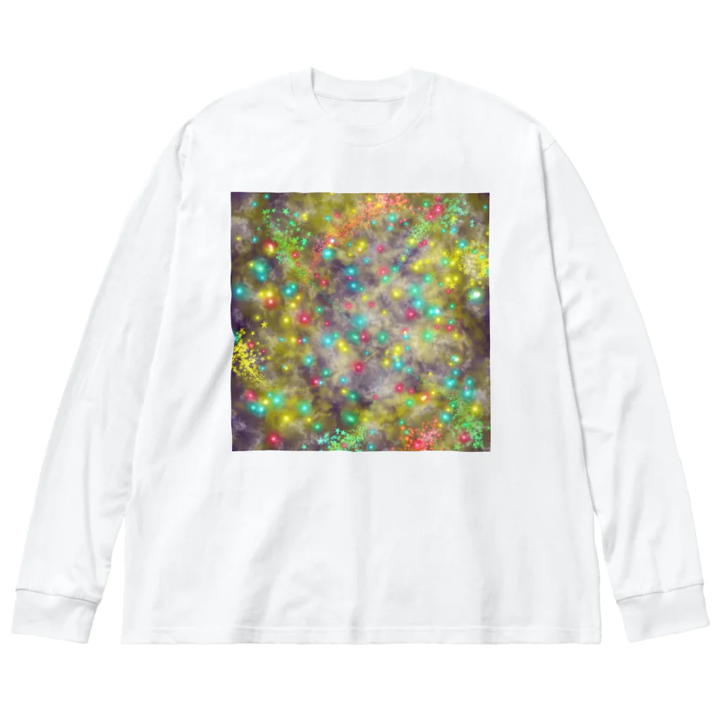 LeafCreateのGalaxyNightNo.14 Big Long Sleeve T-Shirt