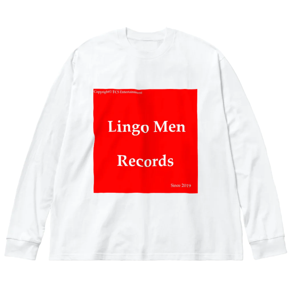 FCS Entertainmentの#Lingo_Men_Records Big Long Sleeve T-Shirt