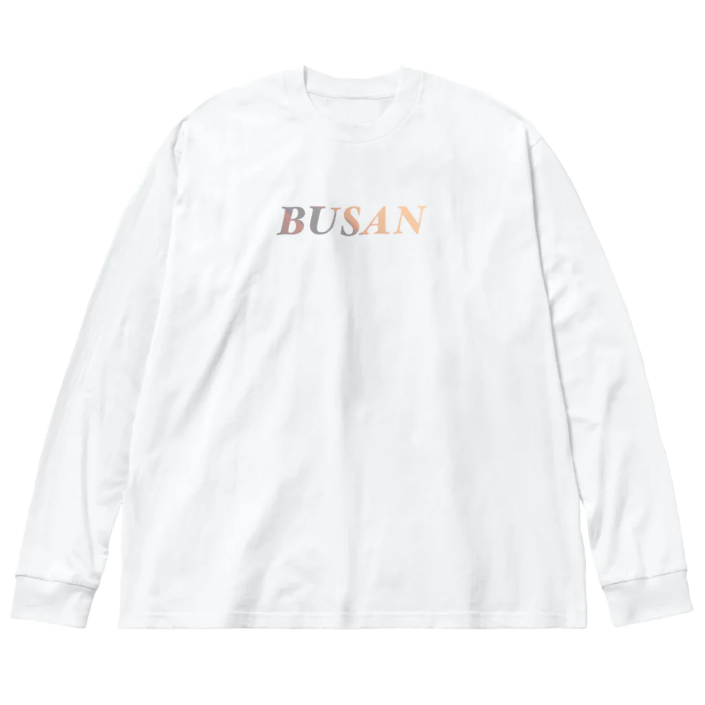 empathyのBusan 부산 釜山 ビッグシルエットロングスリーブTシャツ