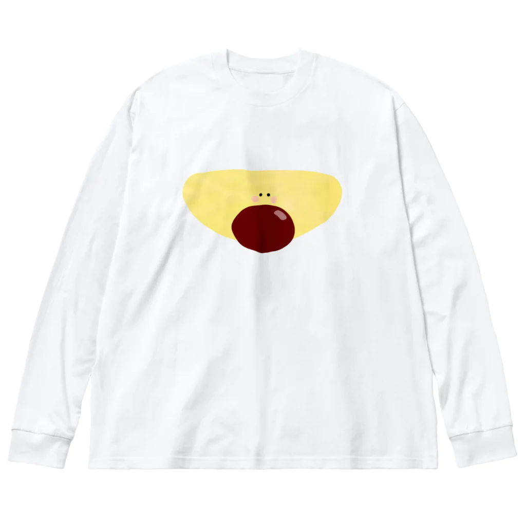 cotton-berry-pancakeのオムレツちゃん ビッグシルエットロングスリーブTシャツ