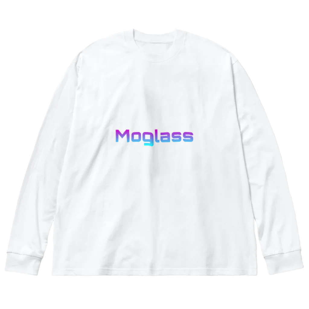 🕶🍑Moglass🍑🕶のMoglassロゴ [グラデ] ビッグシルエットロングスリーブTシャツ