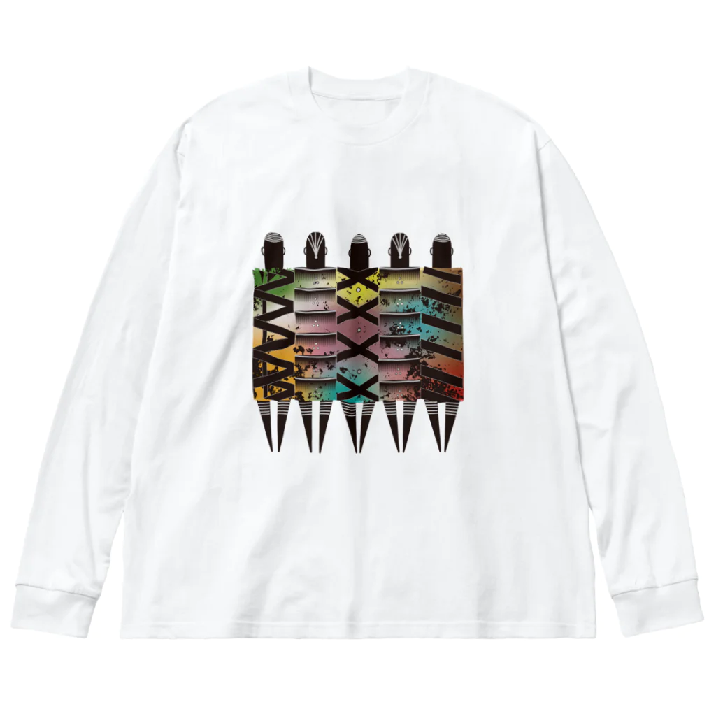 KAKA's CreateのMaasai  ビッグシルエットロングスリーブTシャツ