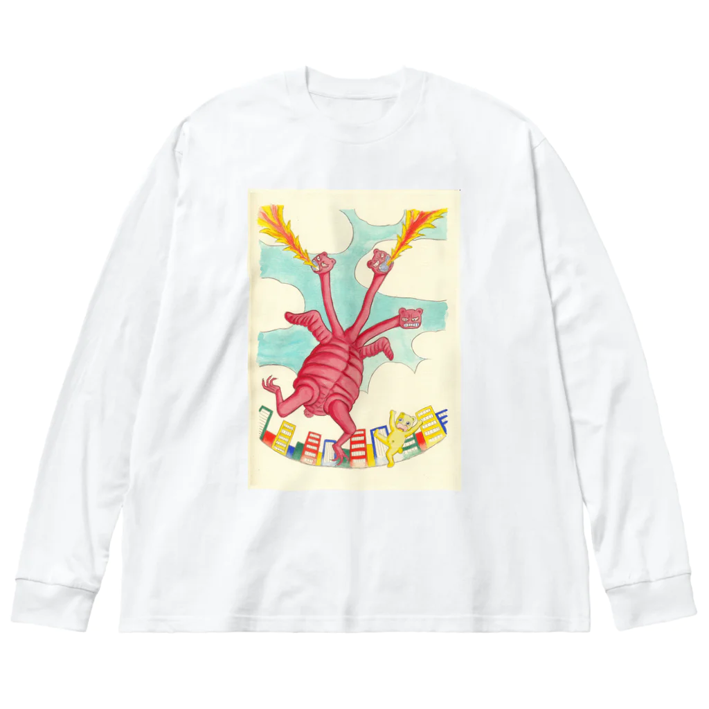 神田森莉ショップのキングクマーの逆襲 Big Long Sleeve T-Shirt