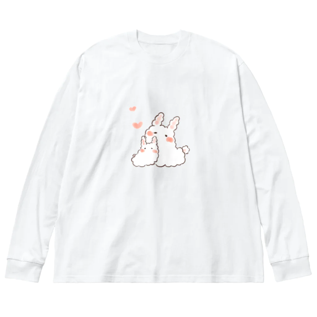 K.momokoのうさうし親子(うさぎのウミウシ) Big Long Sleeve T-Shirt