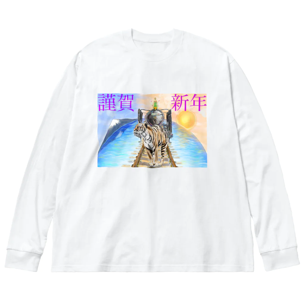 面白Tシャツ専門店のKingashinnen Big Long Sleeve T-Shirt