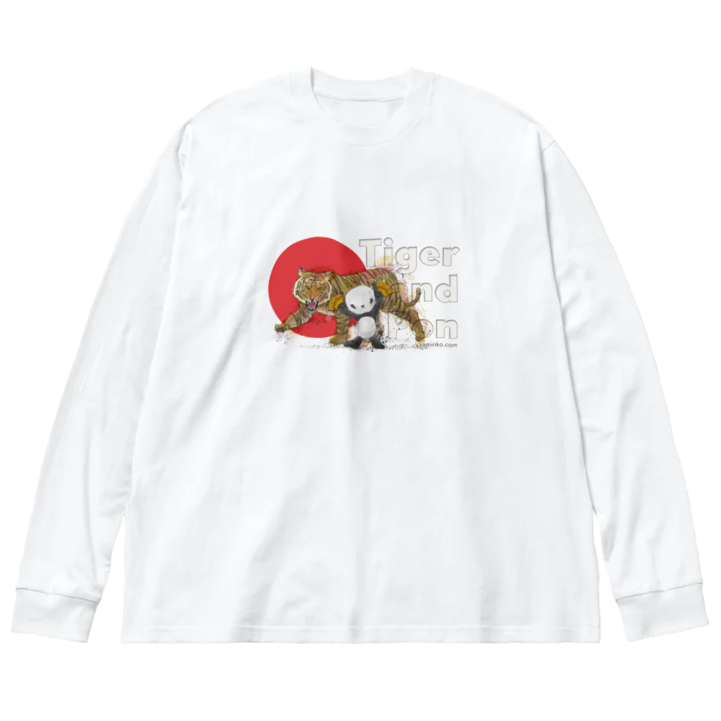 Masashi Kaminkoのタイガー&ポンちゃん ビッグシルエットロングスリーブTシャツ