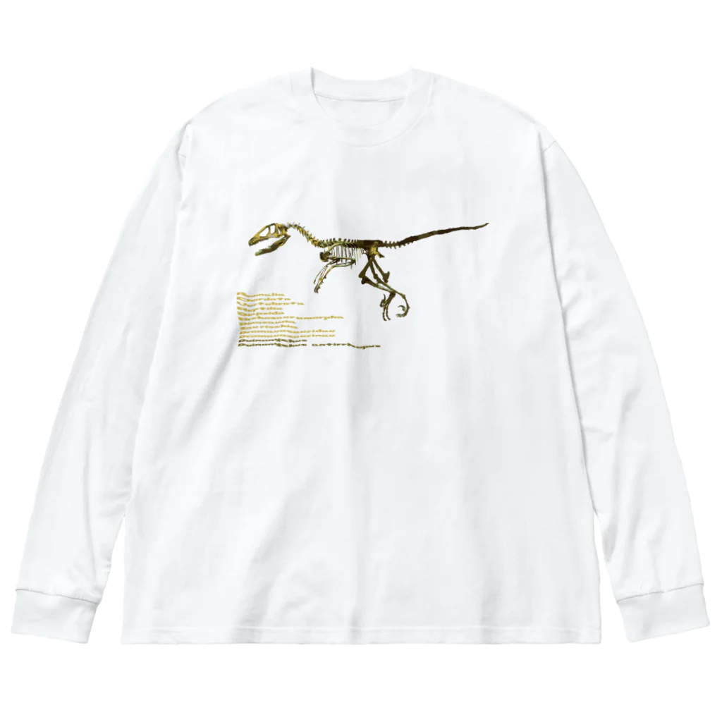 ツカナ制作所のディノニクス（金古美） Big Long Sleeve T-Shirt