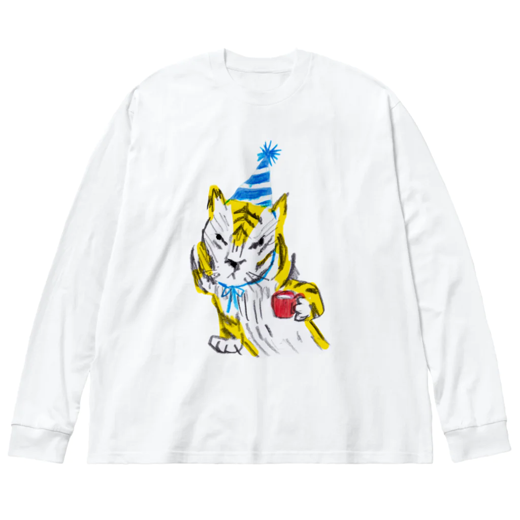 タンバリンの ガオガオくん Big Long Sleeve T-Shirt