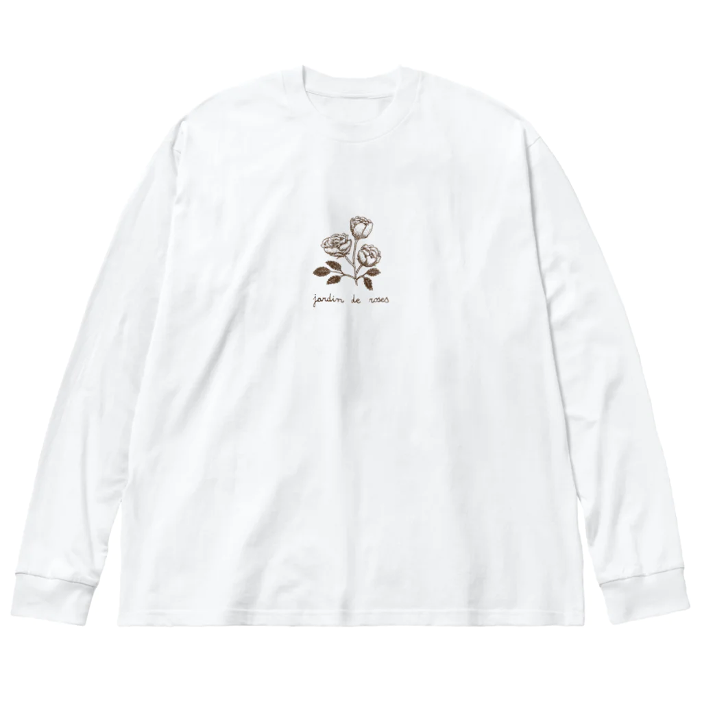  こぐま        のばらの庭 Big Long Sleeve T-Shirt