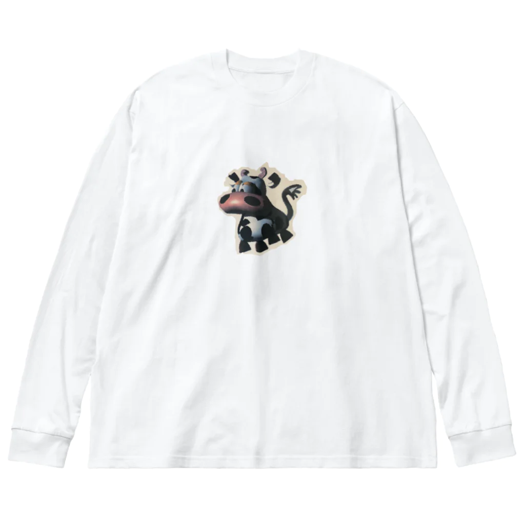 めめんともり子商店のぽり牛 Big Long Sleeve T-Shirt