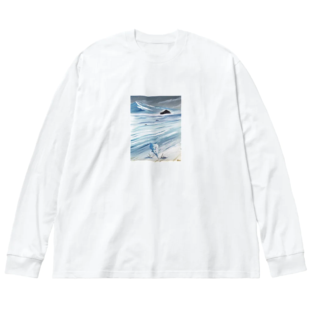 Isseyの狐に追われて、逃げるウサギ Big Long Sleeve T-Shirt