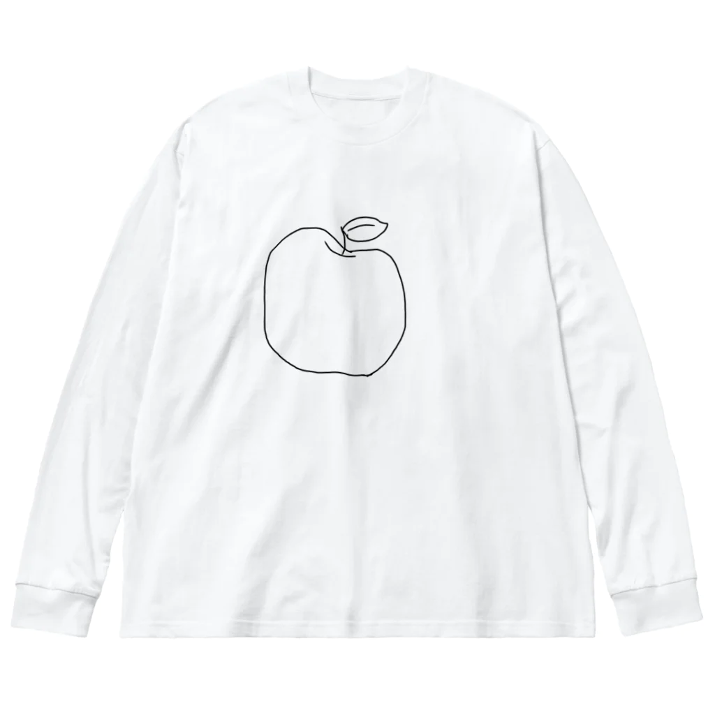 田中のなかなか売れない中田ショップのりんごとは Big Long Sleeve T-Shirt