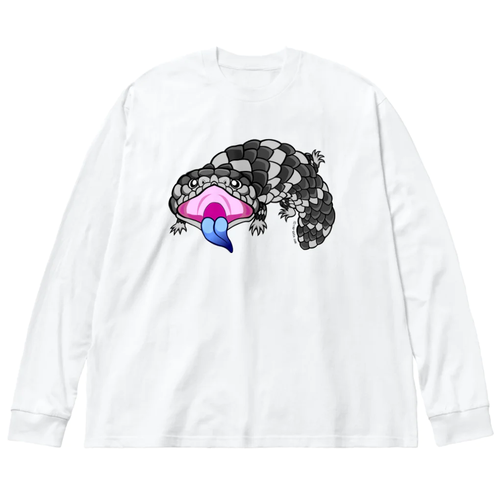 もむのふの爬虫類グッズやさんのマツカサトカゲちゃん Big Long Sleeve T-Shirt