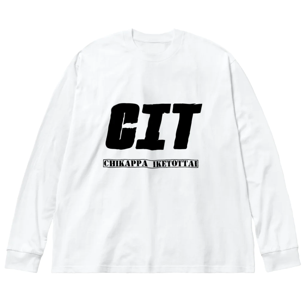 CITグッズ売り場のスタンダードロゴ Big Long Sleeve T-Shirt