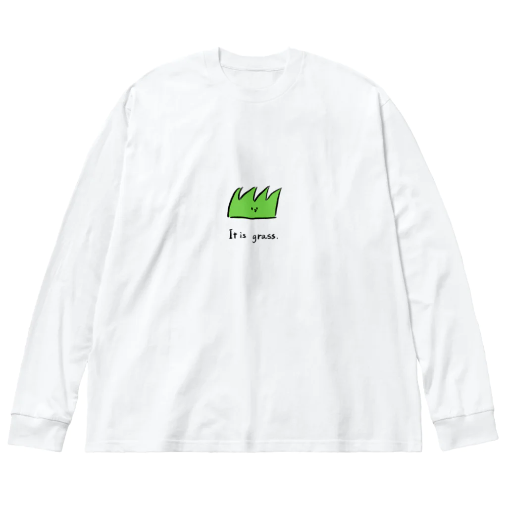 みぞぐちともやのそれは草w ビッグシルエットロングスリーブTシャツ