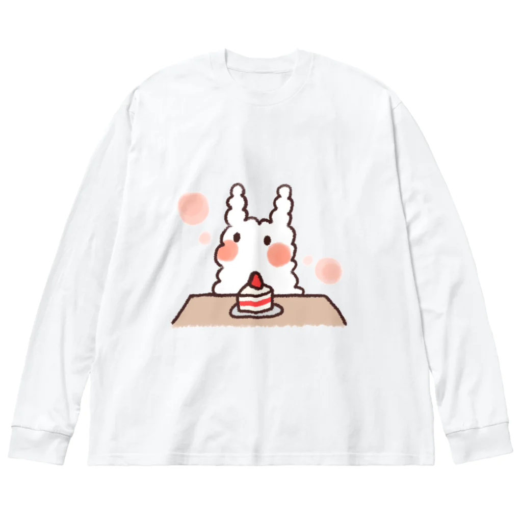 K.momokoのうさぎのウミウシ(ケーキver.) Big Long Sleeve T-Shirt