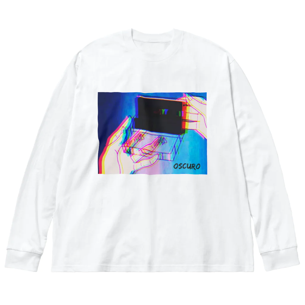 OSCUROのCassette tape ビッグシルエットロングスリーブTシャツ