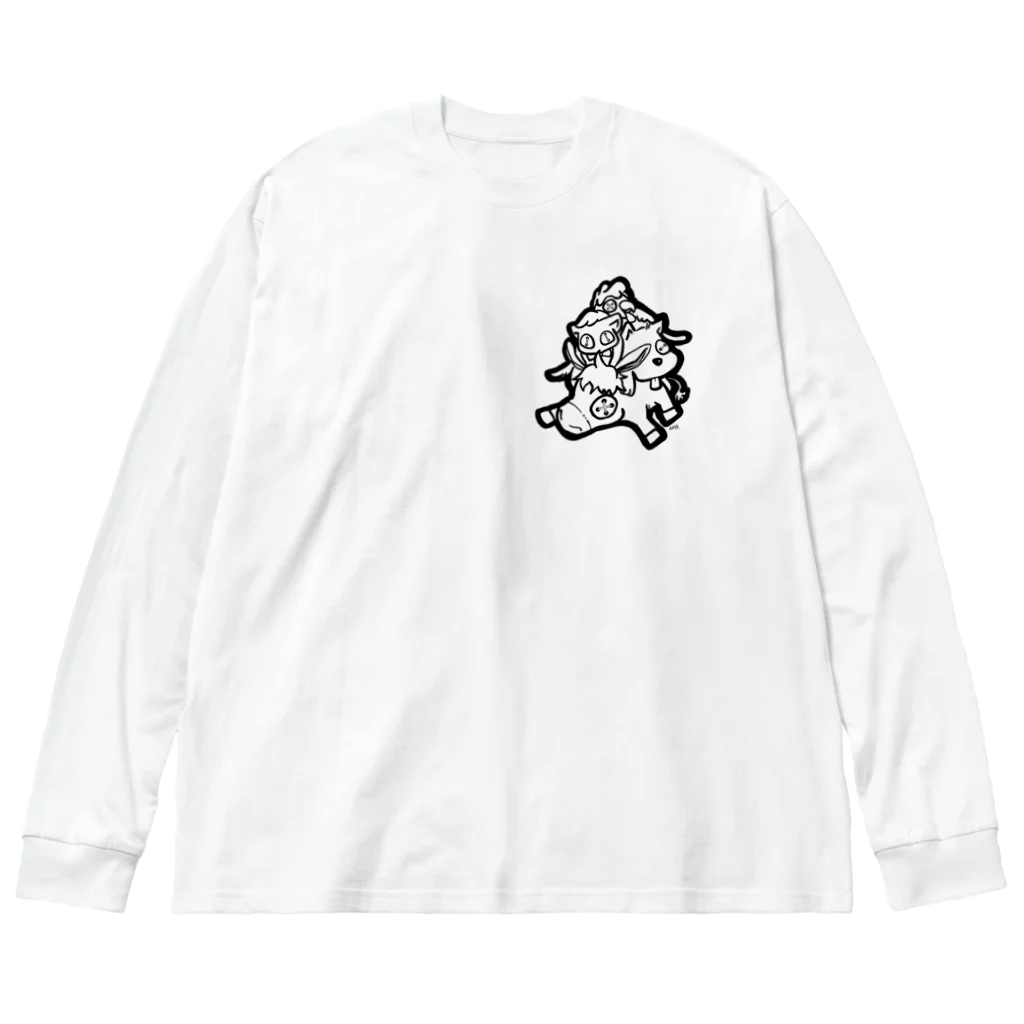 NorAのぐでーめんず ビッグシルエットロングスリーブTシャツ